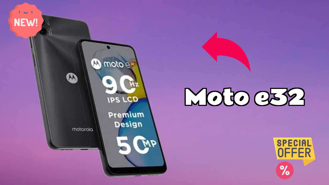Moto E32 at ₹7,995 - Best Deal Available