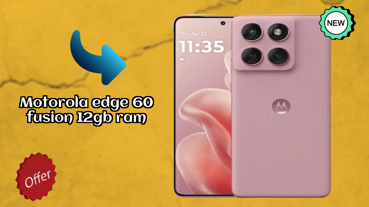 Motorola Edge 60 Fusion 12GB RAM Test: 12 GB RAM Handles Gaming Well?