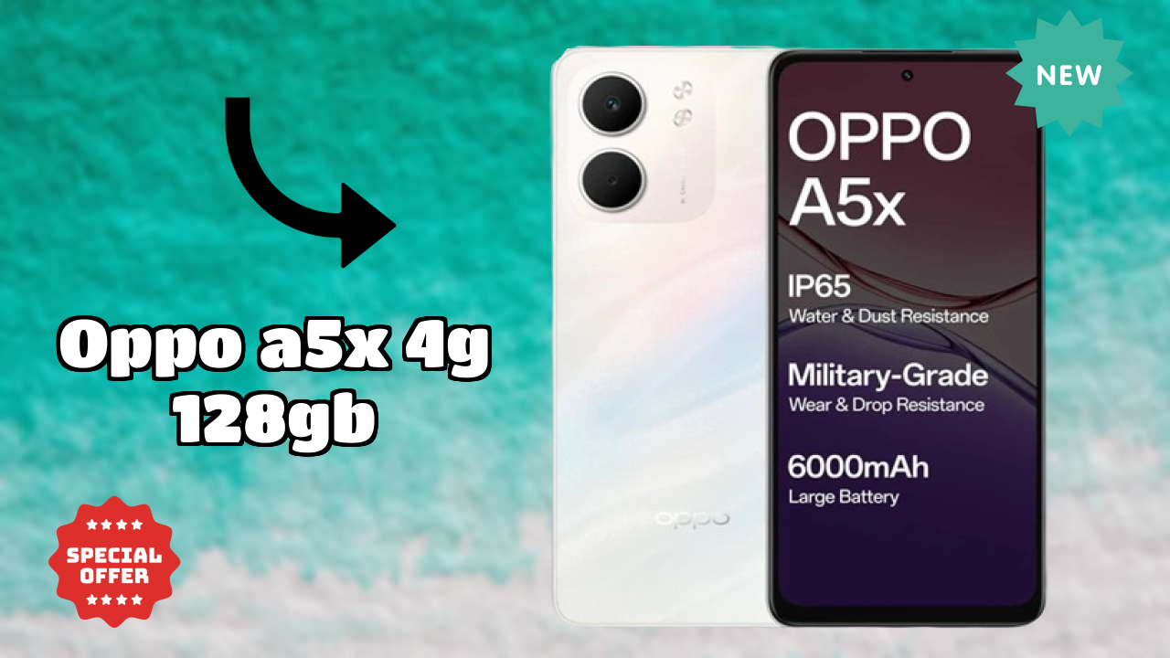 OPPO A5X 4G 128GB at ₹9,998 - Everything About It