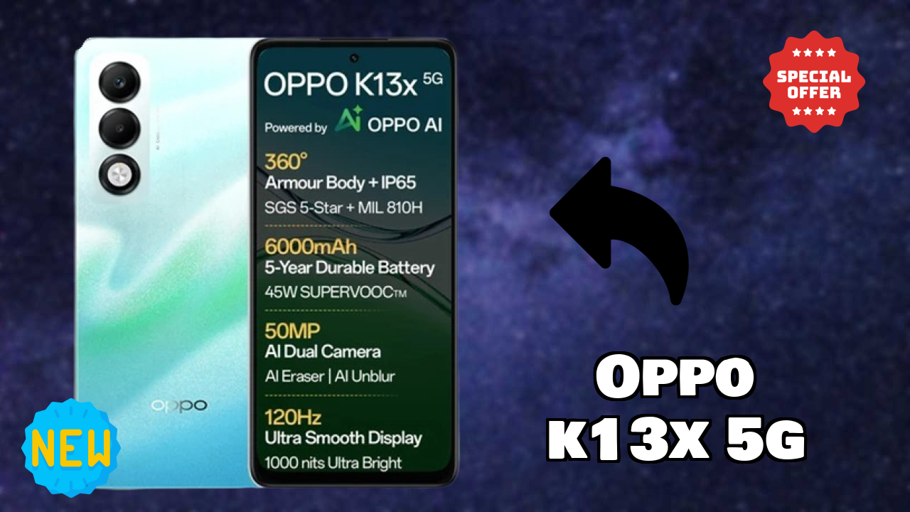 OPPO K13x 5G Gaming Benchmarks with 4 GB RAM Performance