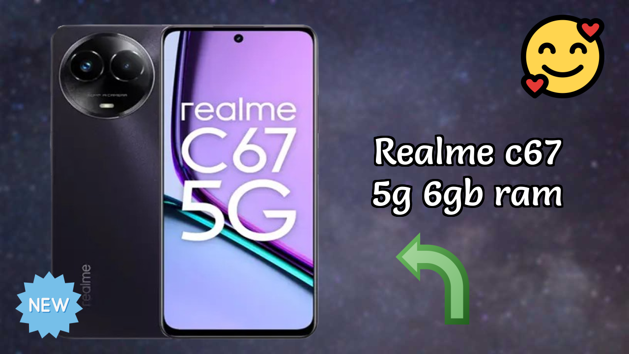 Realme C67 5G 6GB RAM Display Quality: 6.72 Inches (17.07 Cm) Screen