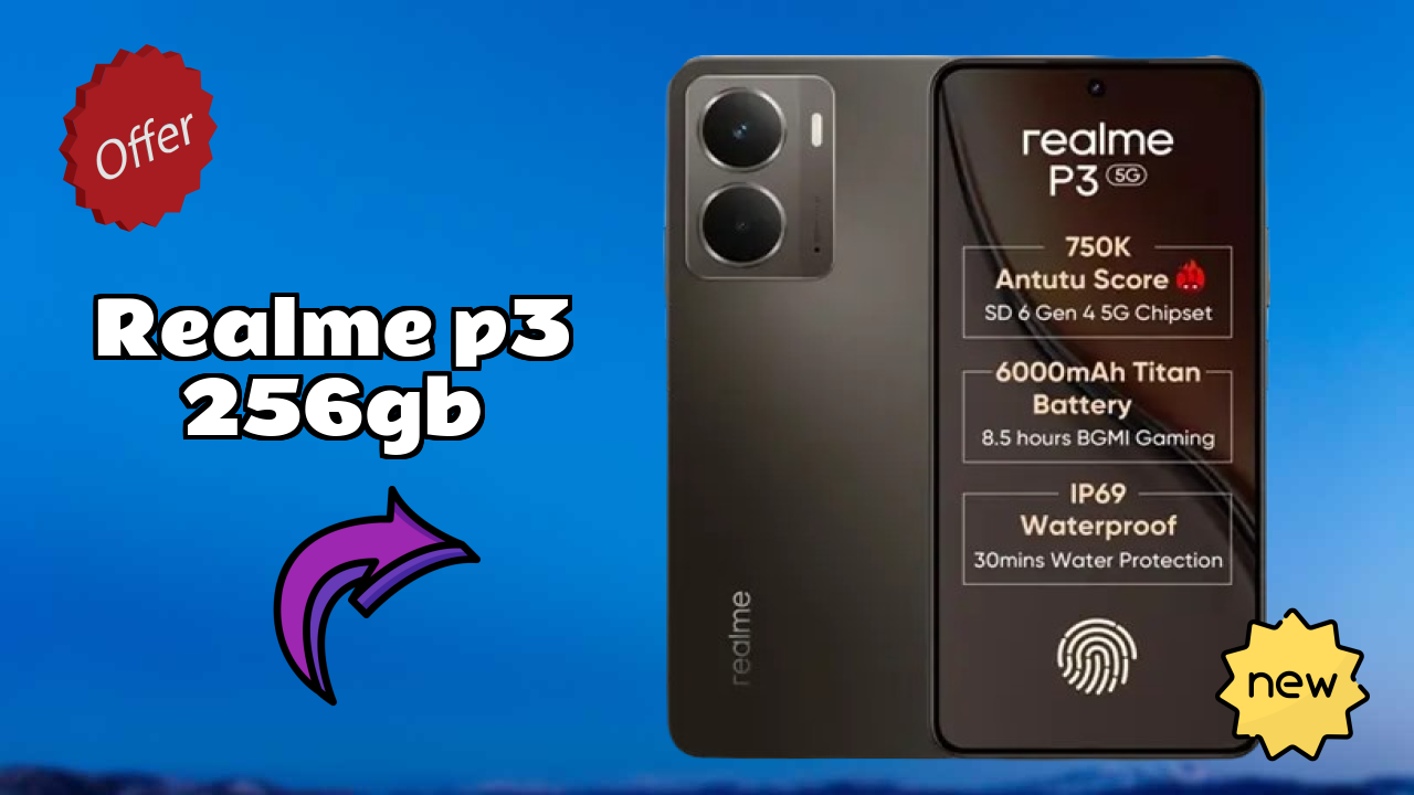 Realme P3 256GB Battery Test: 6000 MAh Lasts All Day?