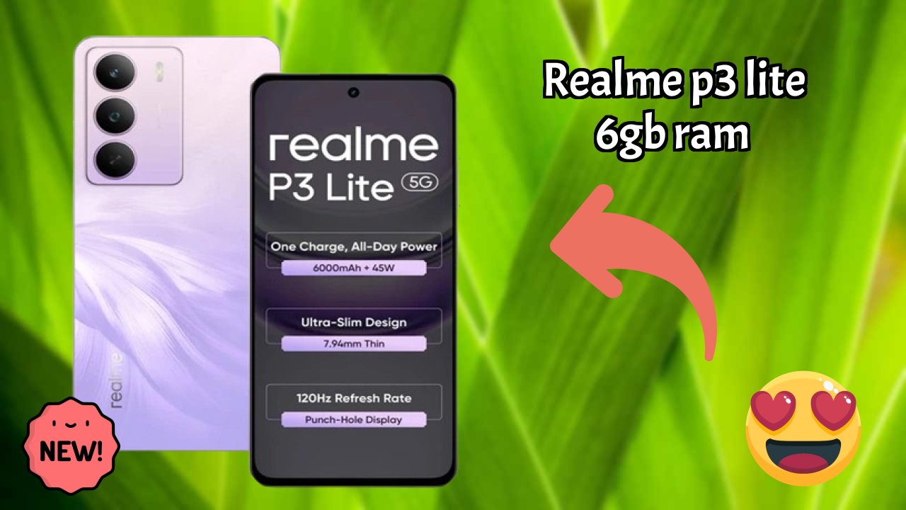 Realme P3 Lite 6GB RAM Display Technology: IPS LCD Review