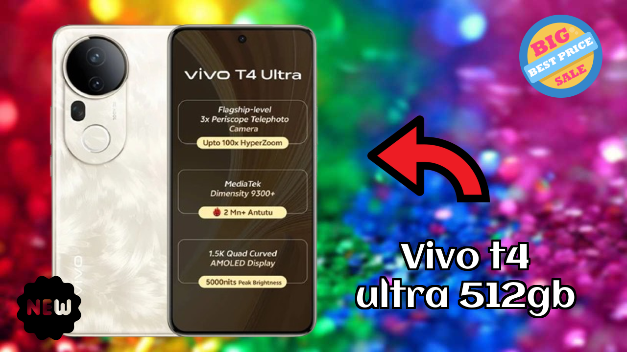 Vivo T4 Ultra 512GB Price Drop Alert: Now at ₹39,999