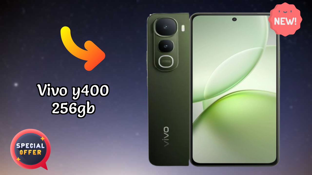 Vivo Y400 256GB Display Technology: AMOLED Quality
